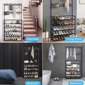 5 tier Multi Functional Shoe Rack - Image 2