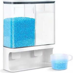 Wall-Mounted Scent Booster Beads Dispenser for Laundry Room Organization Suitable for Laundry Beads/ Washing Powder - Image 5