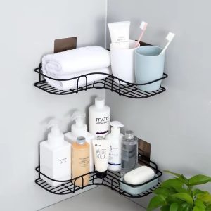 Bathroom corner shelf