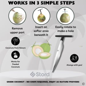 Stainless Steel Coconut Opener - Image 6